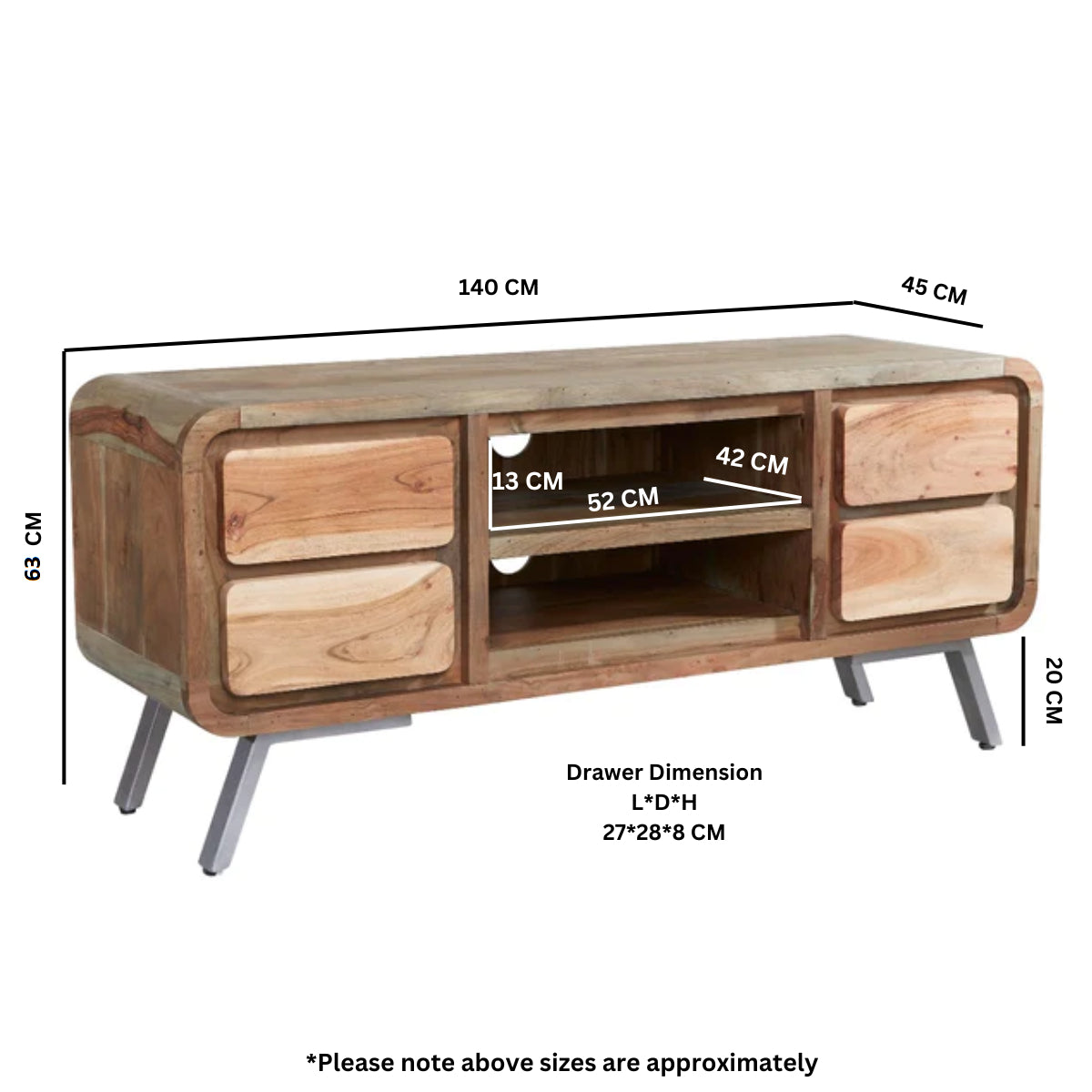 ASPEN PLASMA DRAWER TV UNIT
