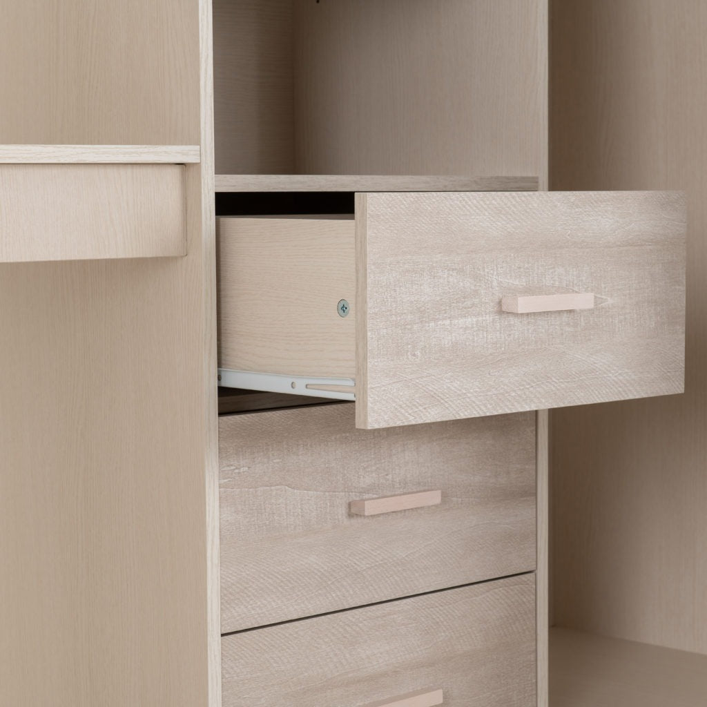 Jupiter High Sleeper Bed White/Grey